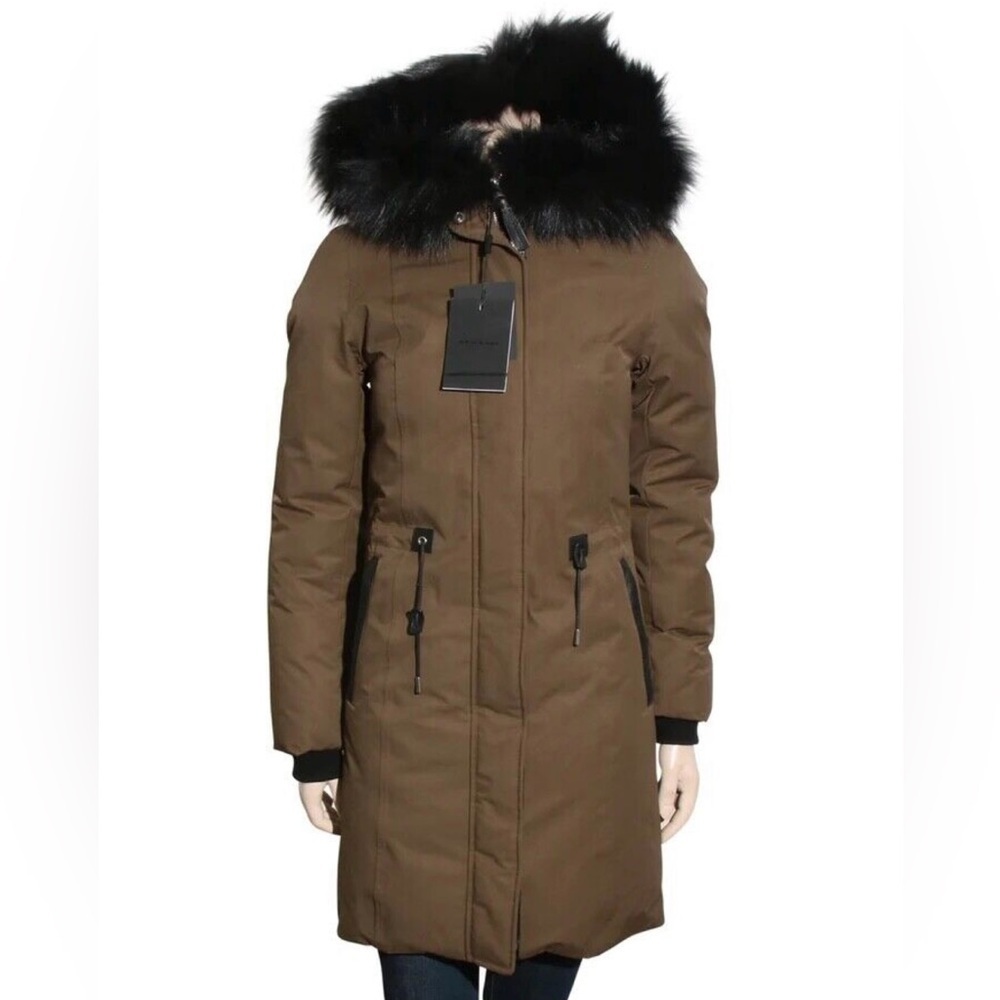 ◼️Mackage Enia Doen Winter Coat/Jacket Dark Green size Small (like New) - Picture 2 of 11
